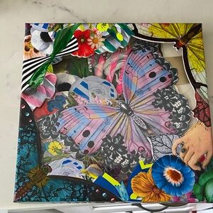 Christian Lacroix Vibrant Butterfly/Flower Notecards/ Fans